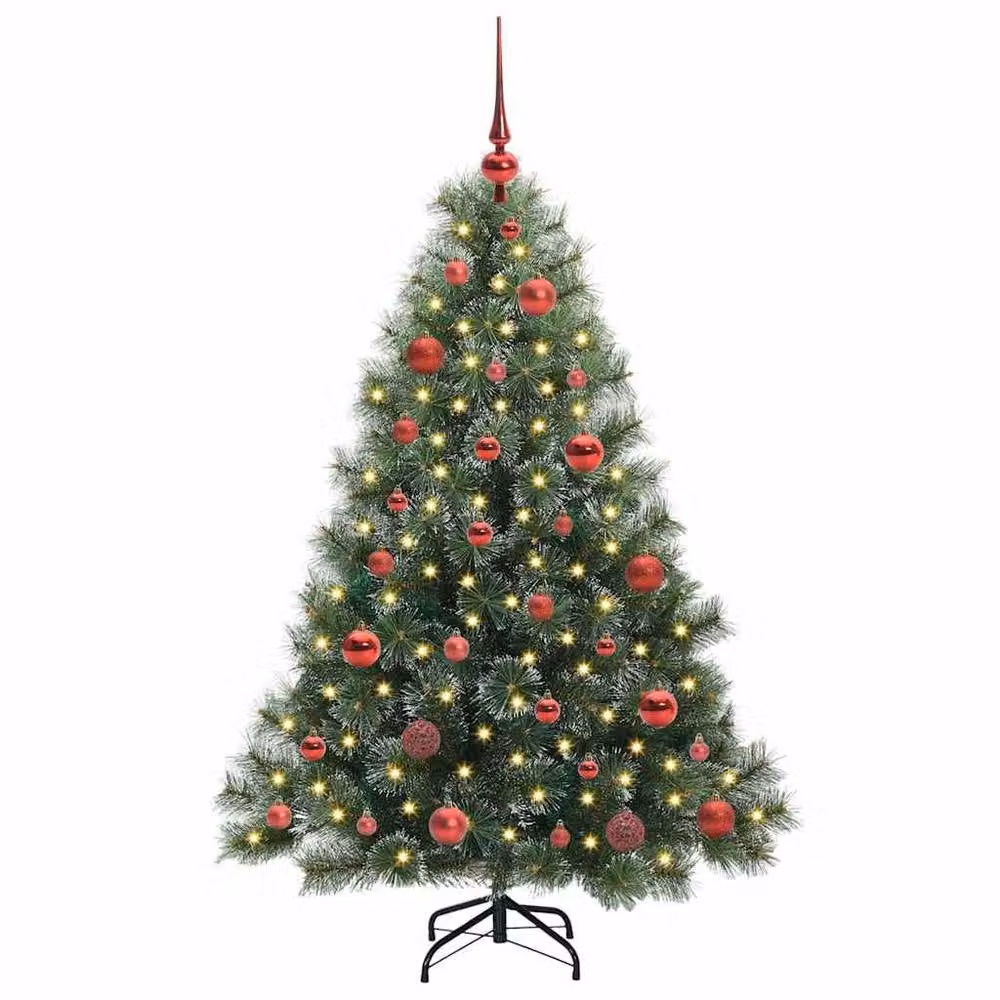 Berkfield Home Artificial Green Christmas Tree with 150 LEDs, Height: 150 cm – 3