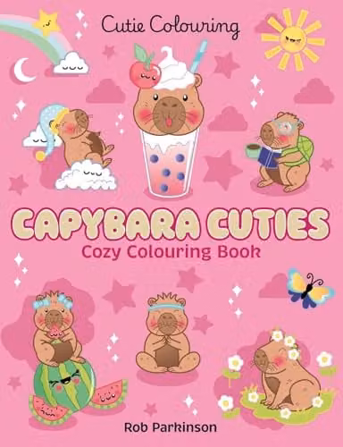 Scholastic Capybara Cuties Colouring Book with Adorable Characters