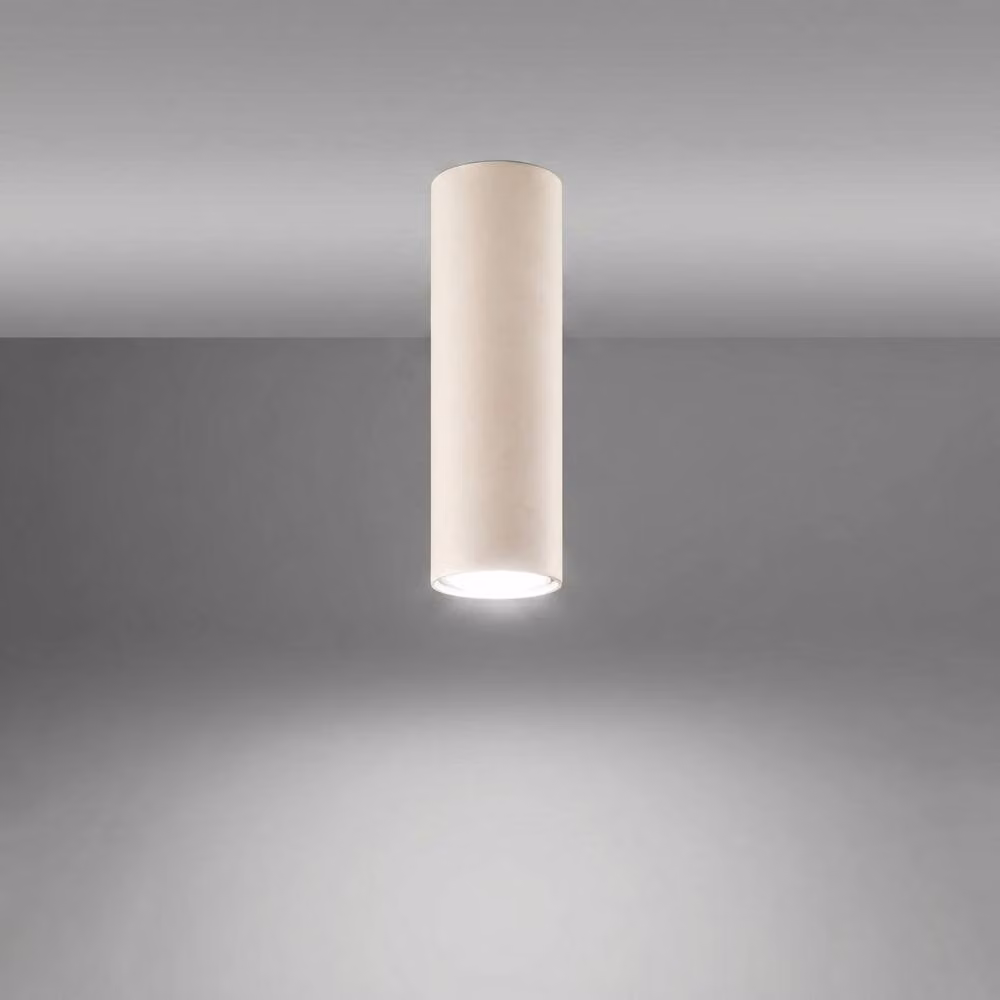 Sollux Lighting modern beige metal cylinder ceiling lamp, W/D/H: 20 x 6 x 6 cm – 2
