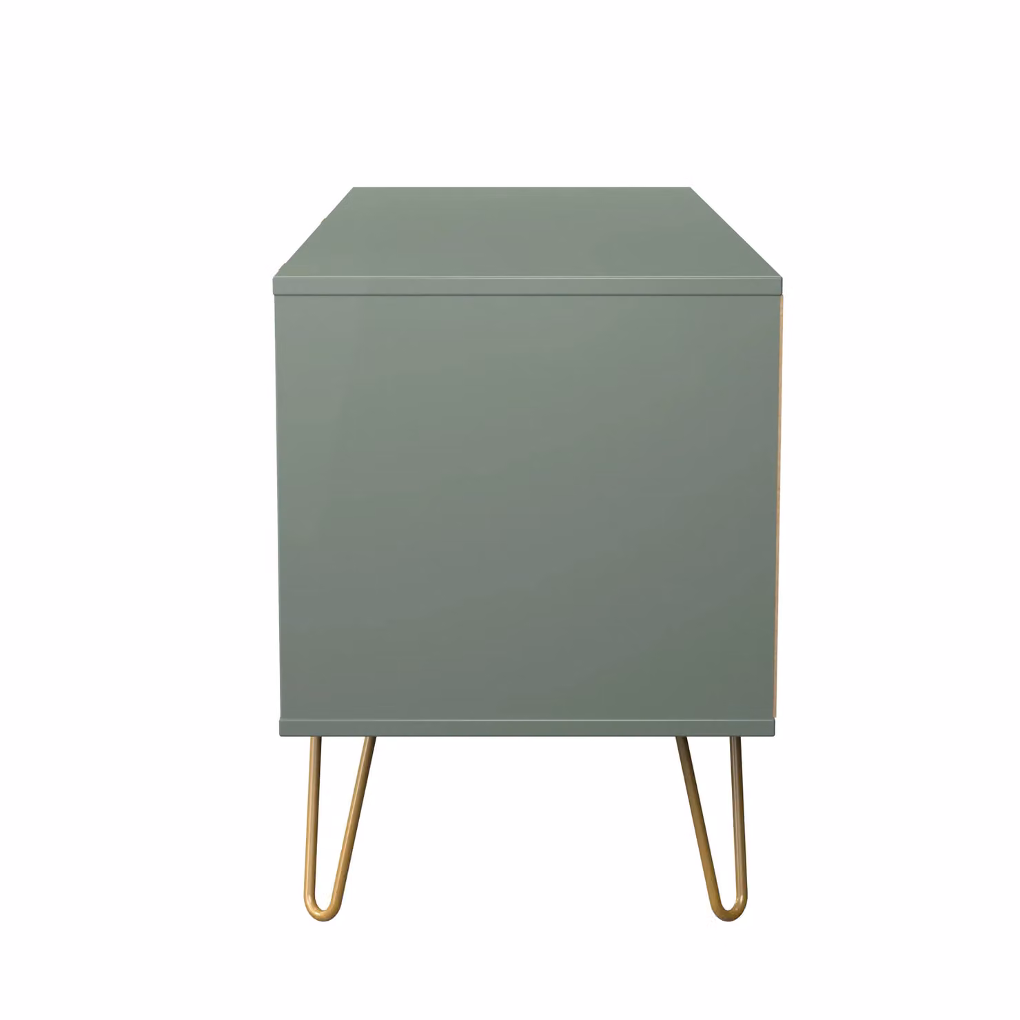 Ready Assembled 2 U Dallas 4 Drawer Bed Box in Pale Green and Gold – 2