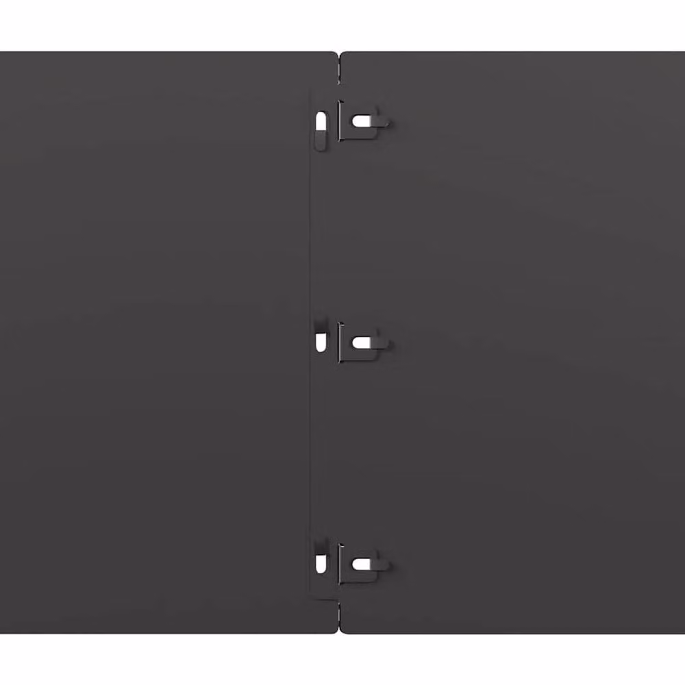 Berkfield Home Black Cold-rolled Steel Lawn Edgings, 20 Pieces, H x W: 25 x 103 cm – 4