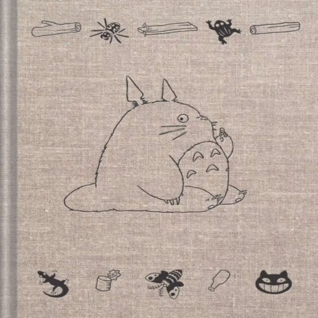 Chronicle Books My Neighbour Totoro Blank Sketchbook Notebook in Multicolour and Beige