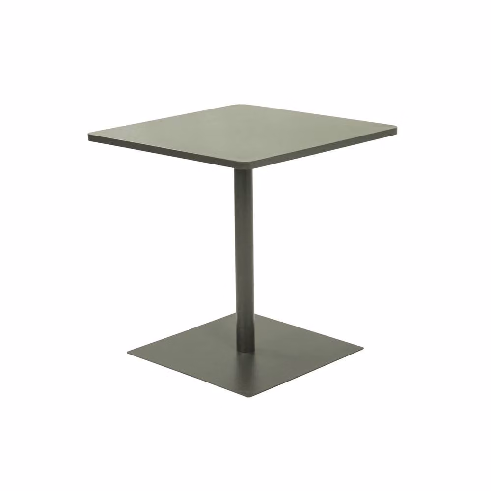 Sweekeek Square Steel Bistro Garden Table in Khaki Green – 2