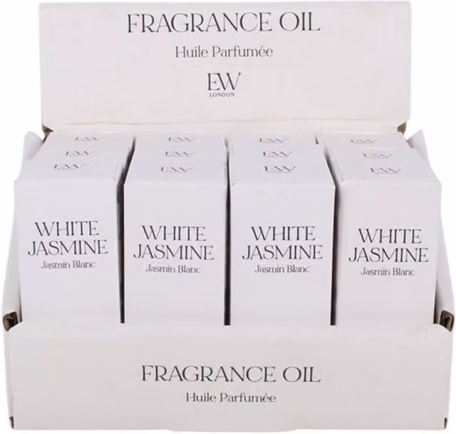 KDMD White Jasmine Fragrance Oil, 15ml, Clear