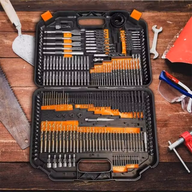 Havendro 246-Piece HSS Drill Bit and Screwdriver Bit Set with Storage Case in Multicolour – 1
