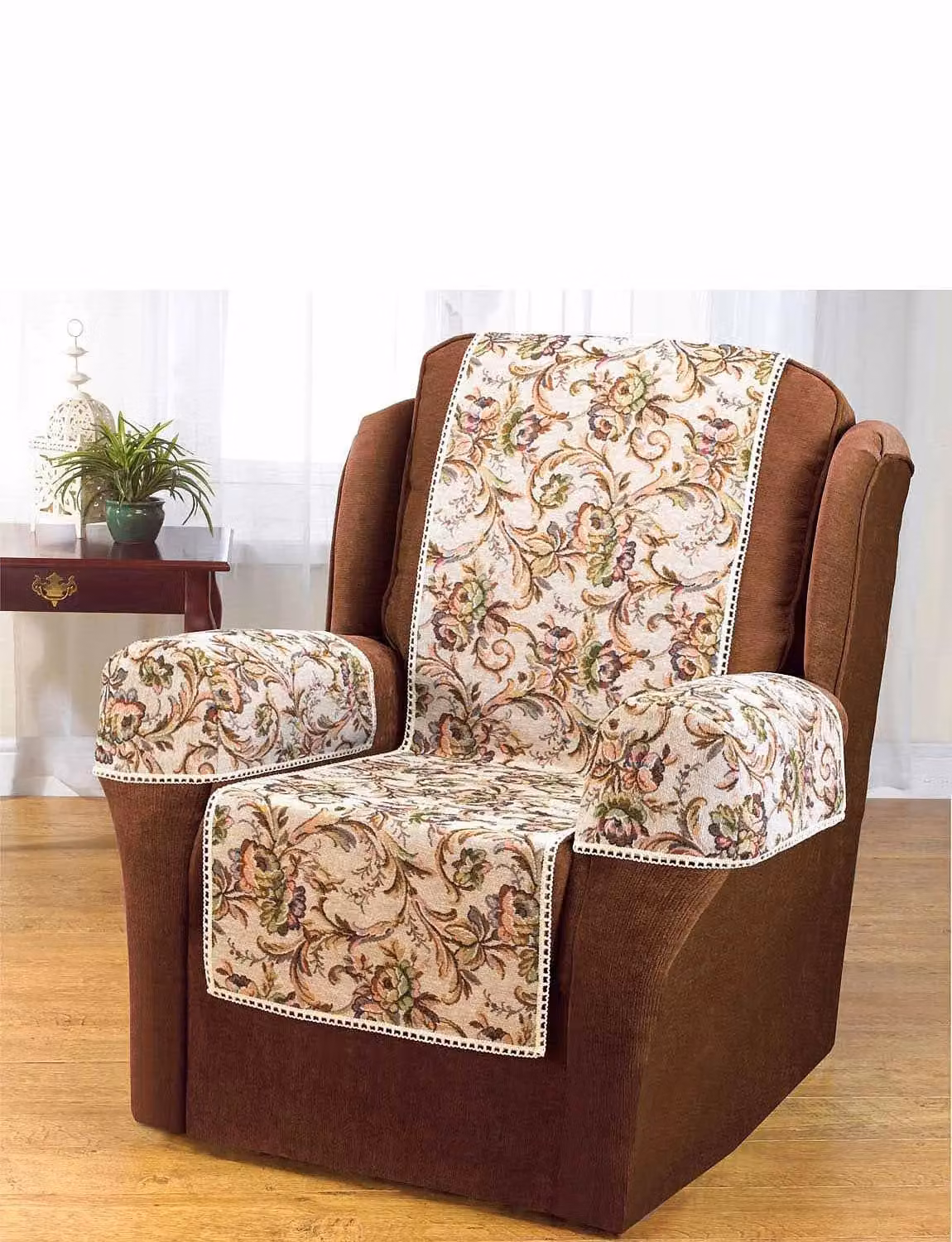 Chums Garland Tapestry Furniture Protector, Multicolour Floral Jacquard Sofa and Chair Covers – 2
