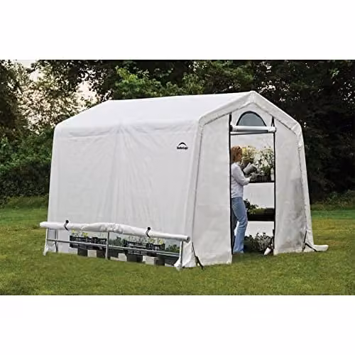 Rowlinson Shelterlogic Peak Style Greenhouse with Steel Frame