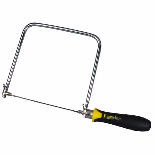 Stanley Fatmax Coping Saw in Yellow with 3 Replacement Blades