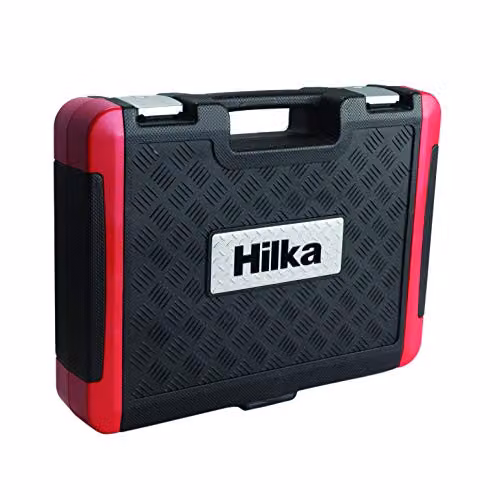 Hilka Tools Dr Socket Set in Black and Silver, Chrome Vanadium and Stainless Steel – 2