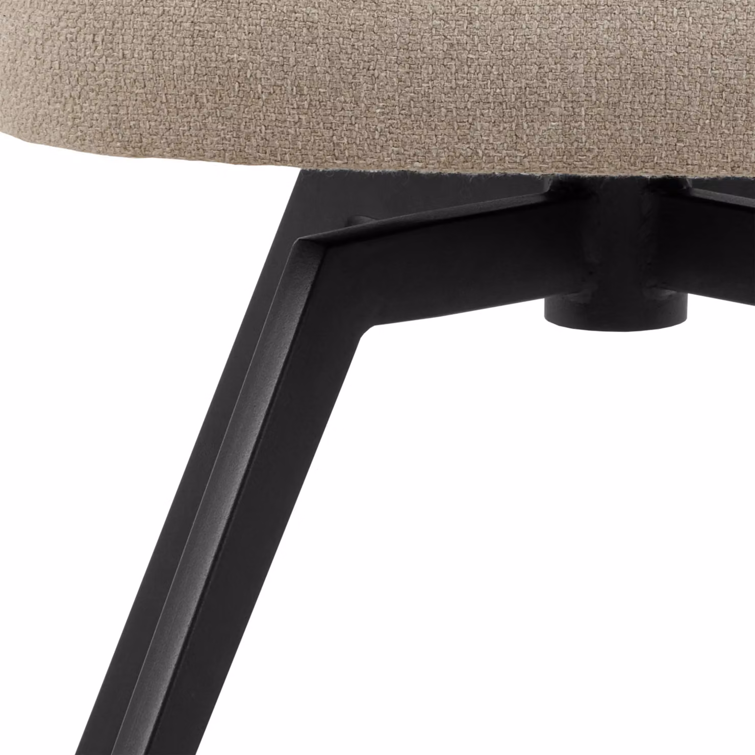 Furniture To Go Darlene Beige Fabric Dining Chair with Armrests and Swivel Function – 6
