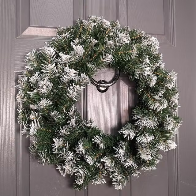 Premier 55cm Green Christmas Hanging Wreath