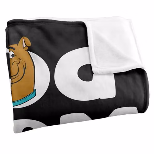 Warner Bros. Scooby Doo Mother's Day Dog Mom Super Soft Fleece Throw Blanket, Multicolour, W: 152 cm, D: 127 cm – 2
