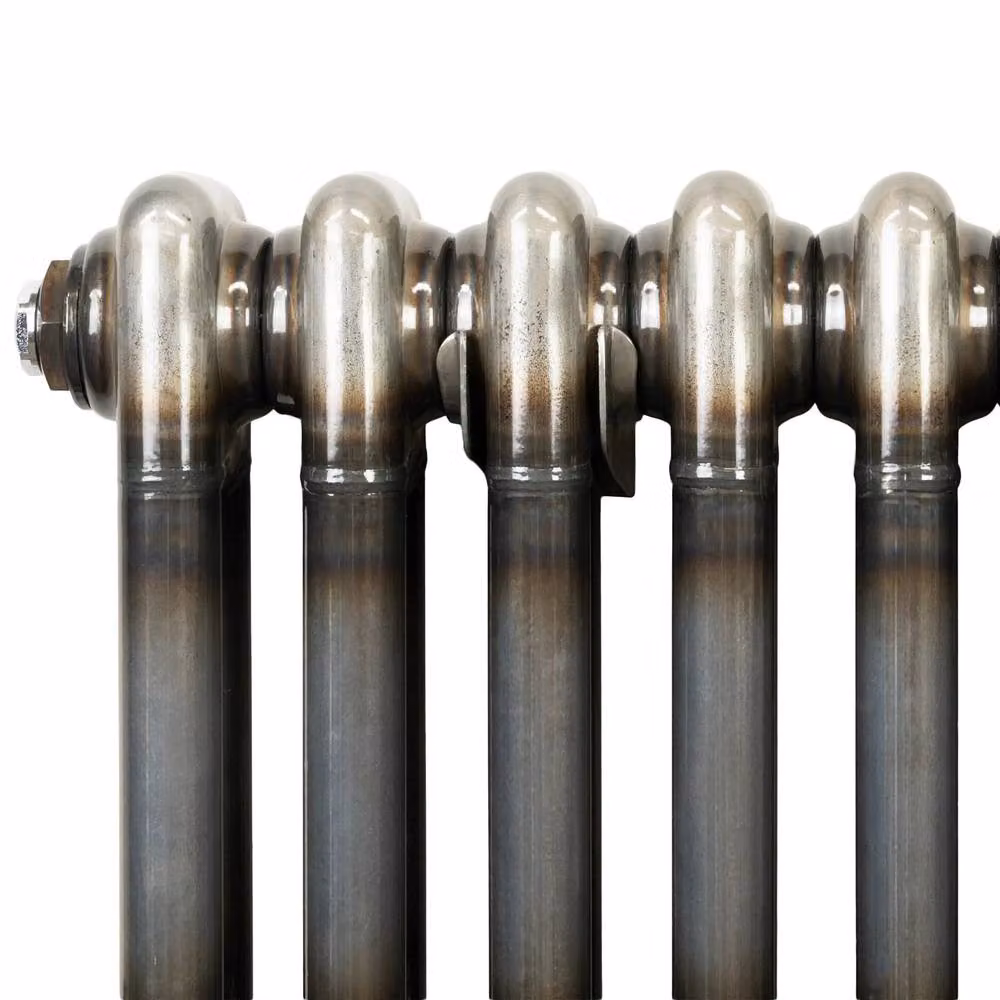 Monstershop Traditional 2 Column Steel Radiator in Silver, W: 60.0 cm, H: 146.0 cm – 3