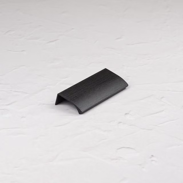 Matt Black Aluminium Profile Edge Flush Pull Handle