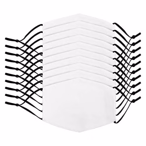 Swing Heat Press Machine and 720mm Vinyl Cutter Plotter Bundle with Signcut Pro Software and 10 White 5-Layer Filter Adult Face Masks for Sublimation Printing