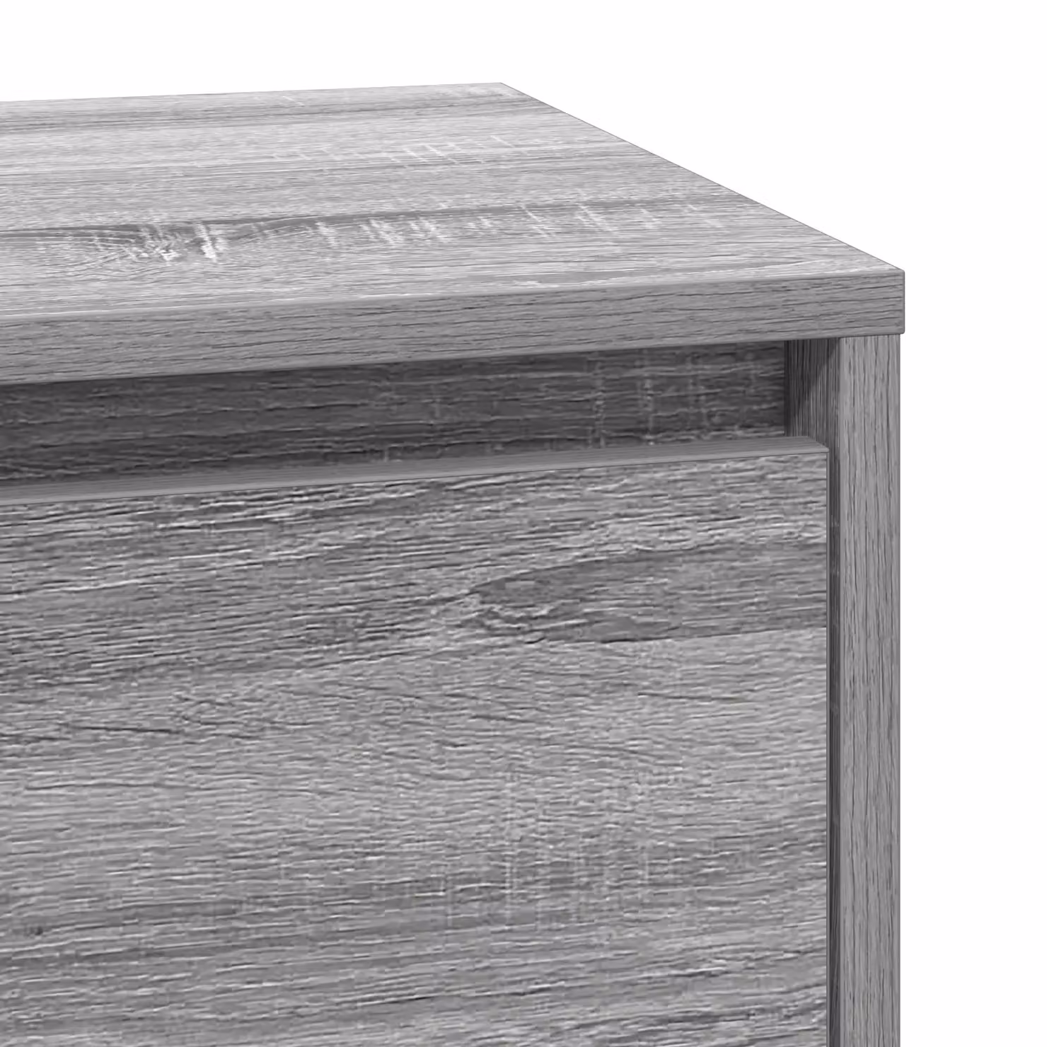 Berkfield Home Modern Bedside Cabinet with Integrated LED Lighting in Grey Sonoma, W/D/H: 39 x 34.5 x 65 cm – 2