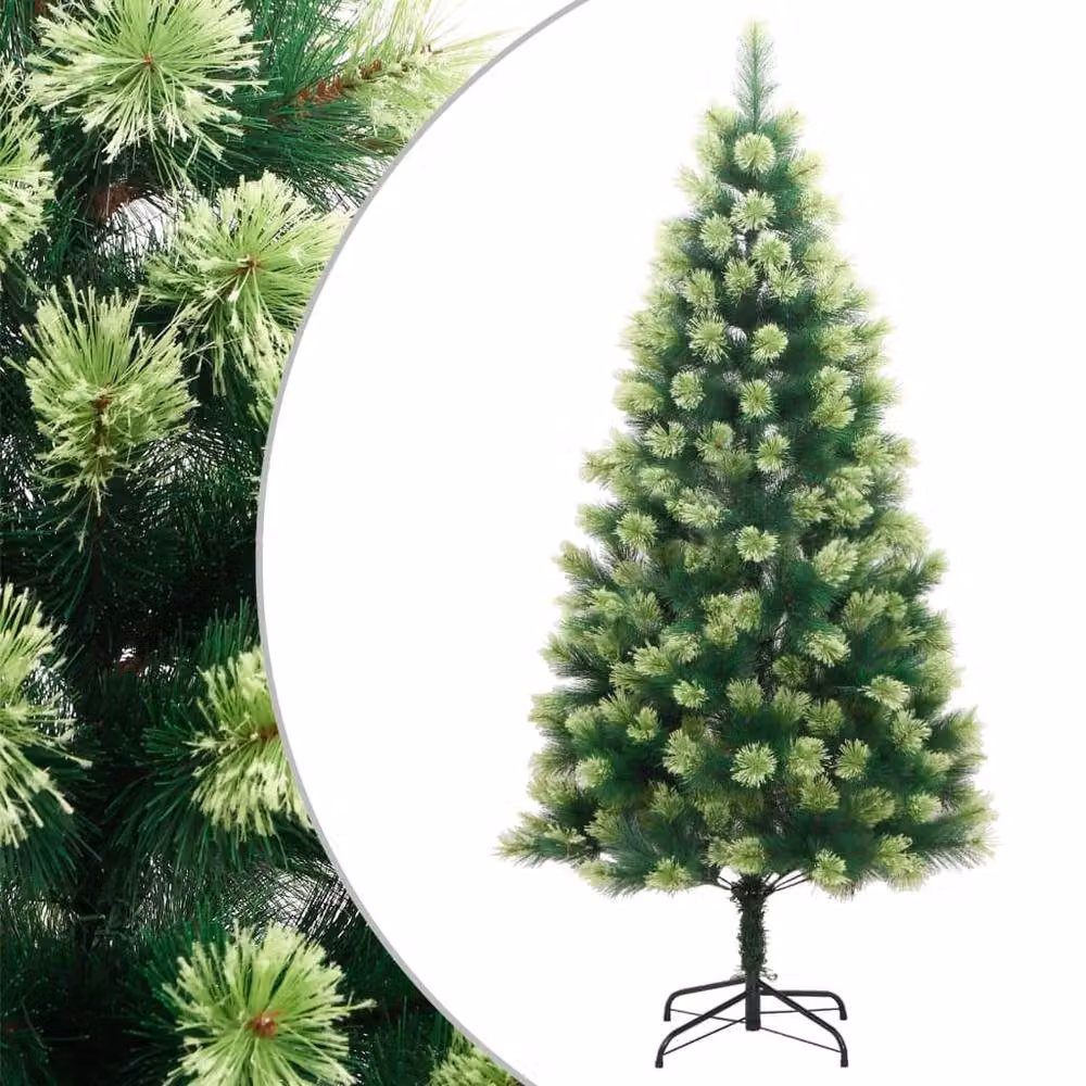 Berkfield Home Beautiful Green Artificial Hinged Christmas Tree with Stand, Height: 180 cm – 2