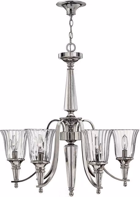 Loops 6 Bulb Crystal Chandelier Hanging Pendant Light in Silver and Multicolour with E14 LED 60W Bulbs
