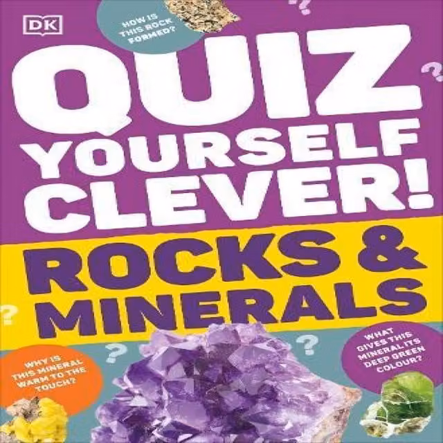 DK Quiz Yourself Clever Rocks and Minerals Multicolour Paperback Book