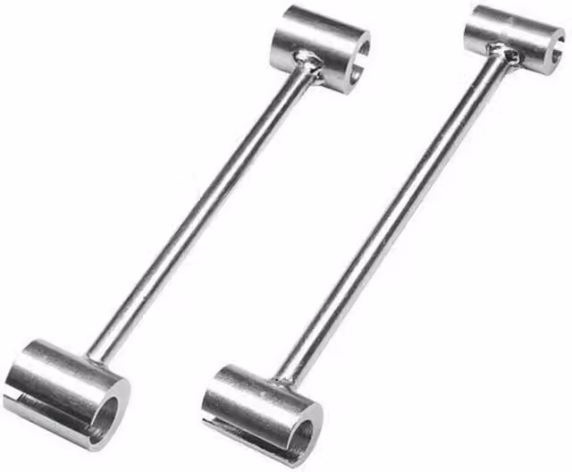 NESTLUNE 2-Pack Steel Double-Head Hinges Gap Adjusting Wrench in Silver – 1