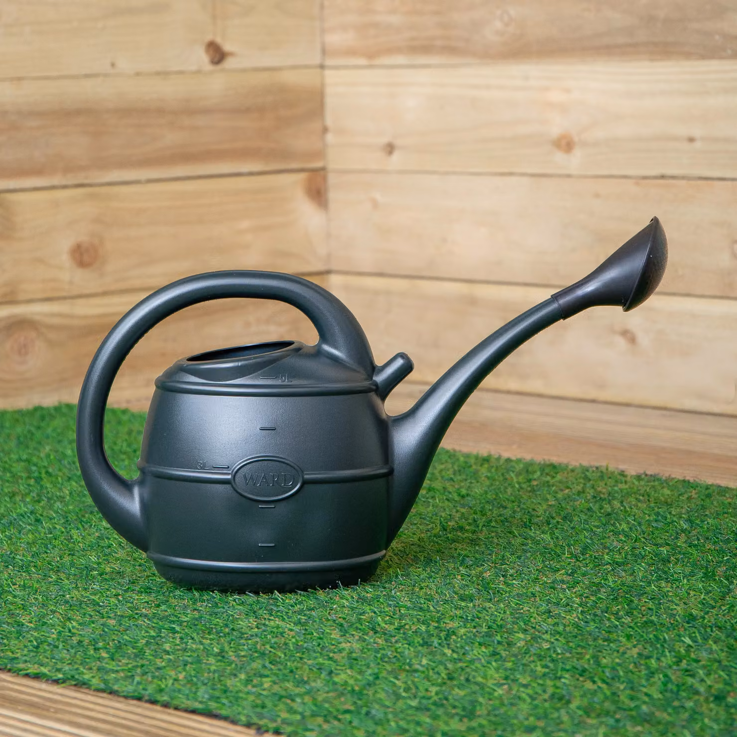 Samuel Alexander 5L Ward Garden Watering Can with Rose in Green – 3