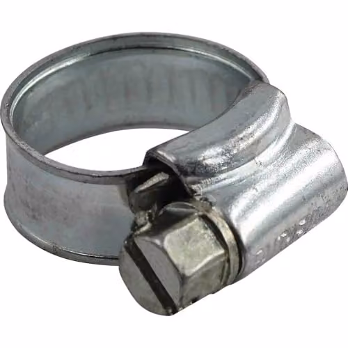 Faithfull Galvanised Steel Jubilee Hose Clips in Silver