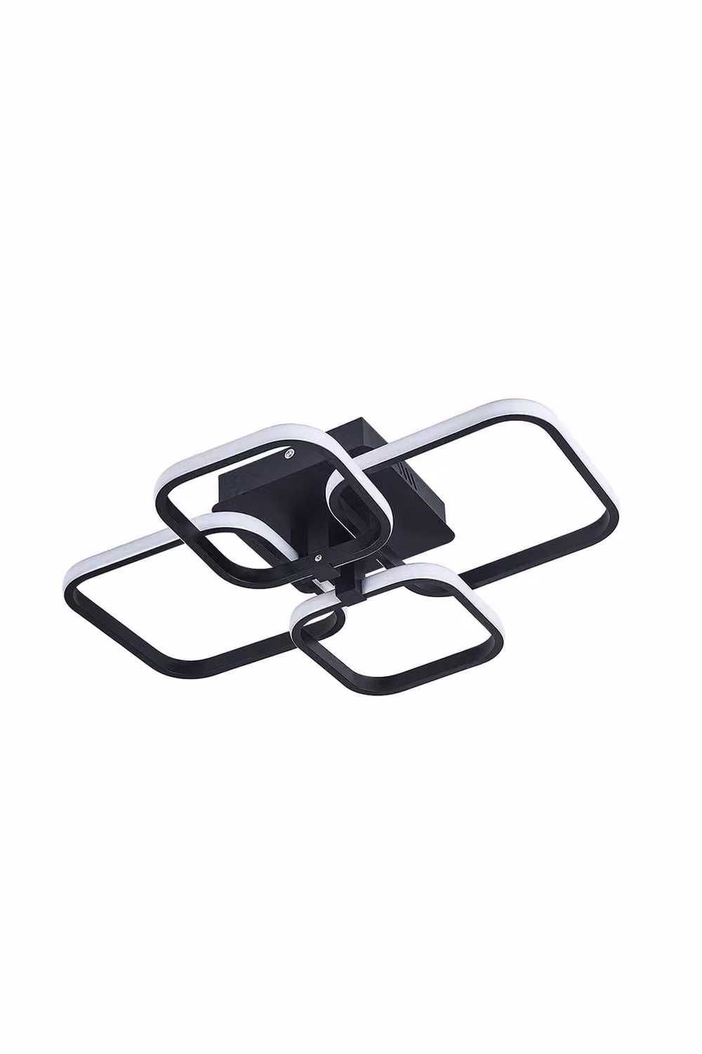 Garden Sanctuary Contemporary LED Semi Flush Ceiling Light in Black – 2