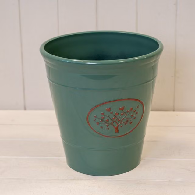KDMD Green Round Love Heart Tree Plastic Planter 5.6l