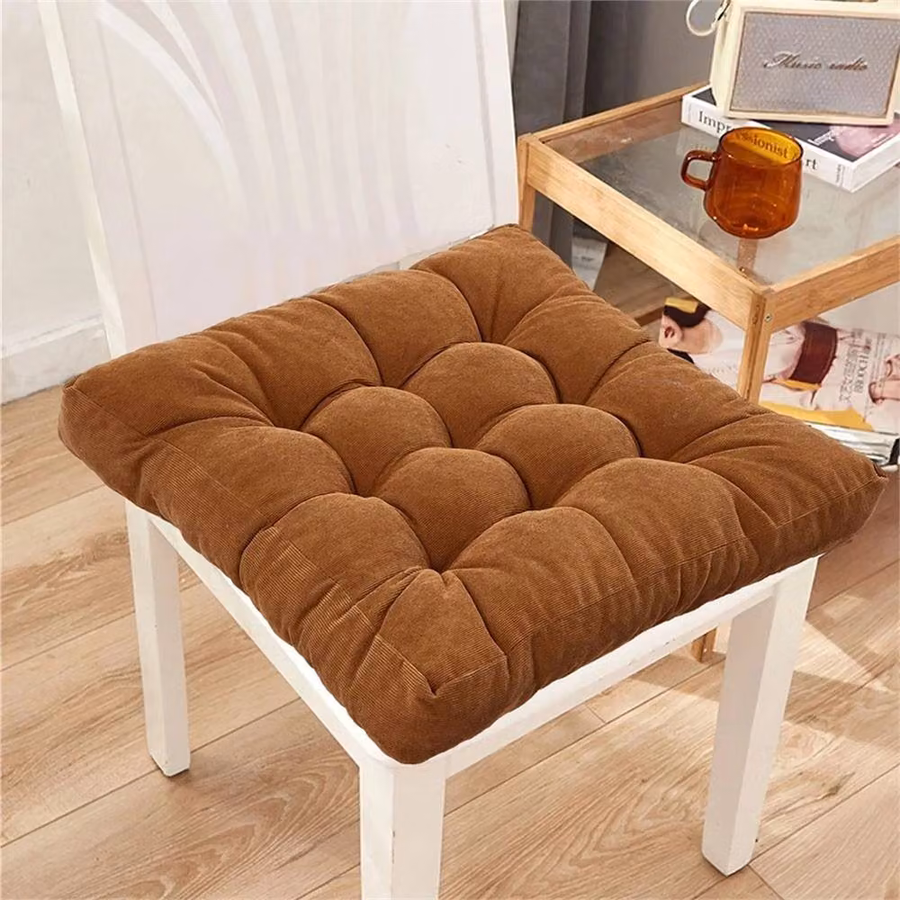 Kelvenix Coffee-Corduroy Large Dining Pad in Brown, W: 100 cm x L: 190 cm – 2