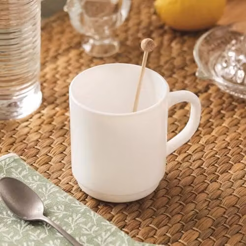 Luminarc White Glass Mug, 290 ml – 3