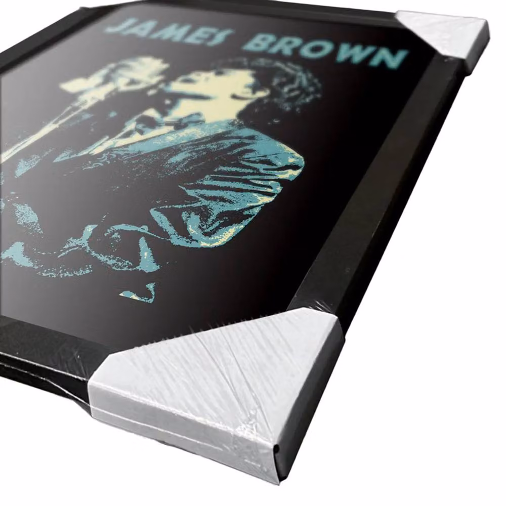 James Brown Multicolour Typography Framed Paper Poster in Black – 3