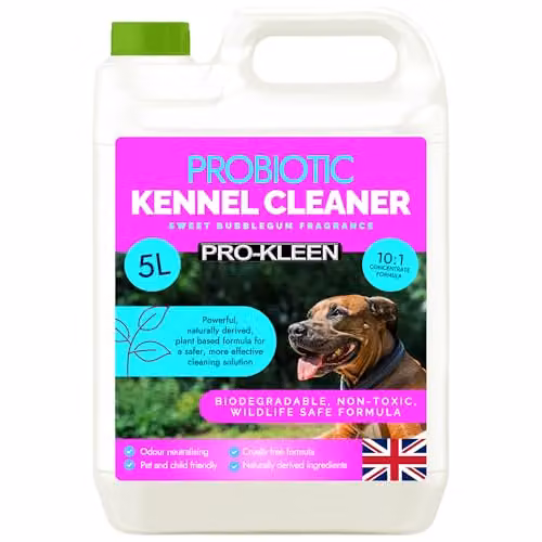 Pro-Kleen ProBiotic Kennel Cleaner, Biodegradable and Non-Toxic, Bubblegum Pink, 5 l – 7