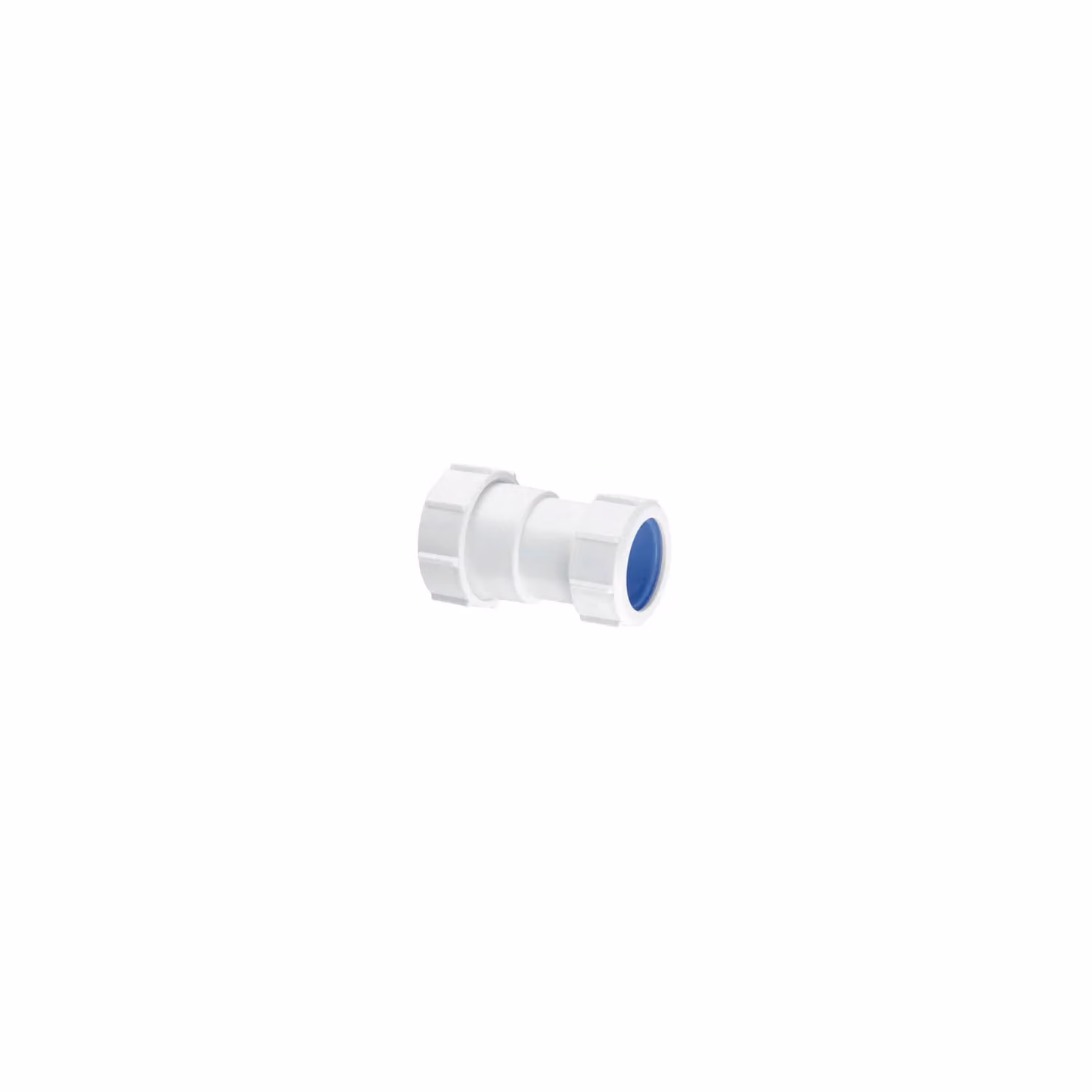 McAlpine T28L-ISO Multifit Straight Coupling Connector, White – 2