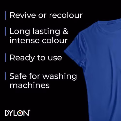 Dylon Fabric Dye Pods for Clothes and Soft Furnishings, Ocean Blue, 350g – 2