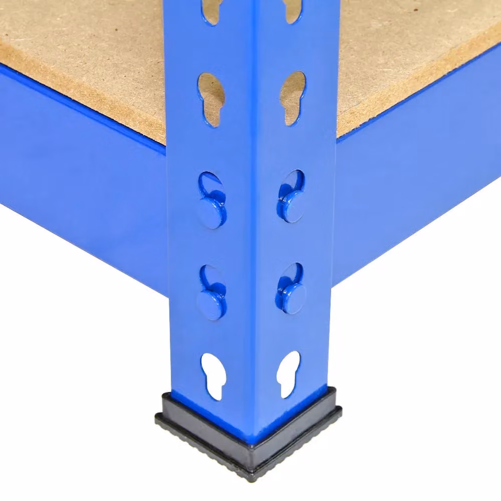 Monster Racking Q-Rax Blue Metal Shelving Unit, W/D/H: 120 x 50 x 182.5 cm – 4