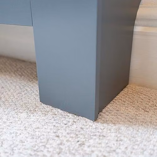 Airwave Small Horizontal Line Style Radiator Cover in Matt Grey MDF, W/D/H: 81.5 x 78.0 x 19.0 cm – 3