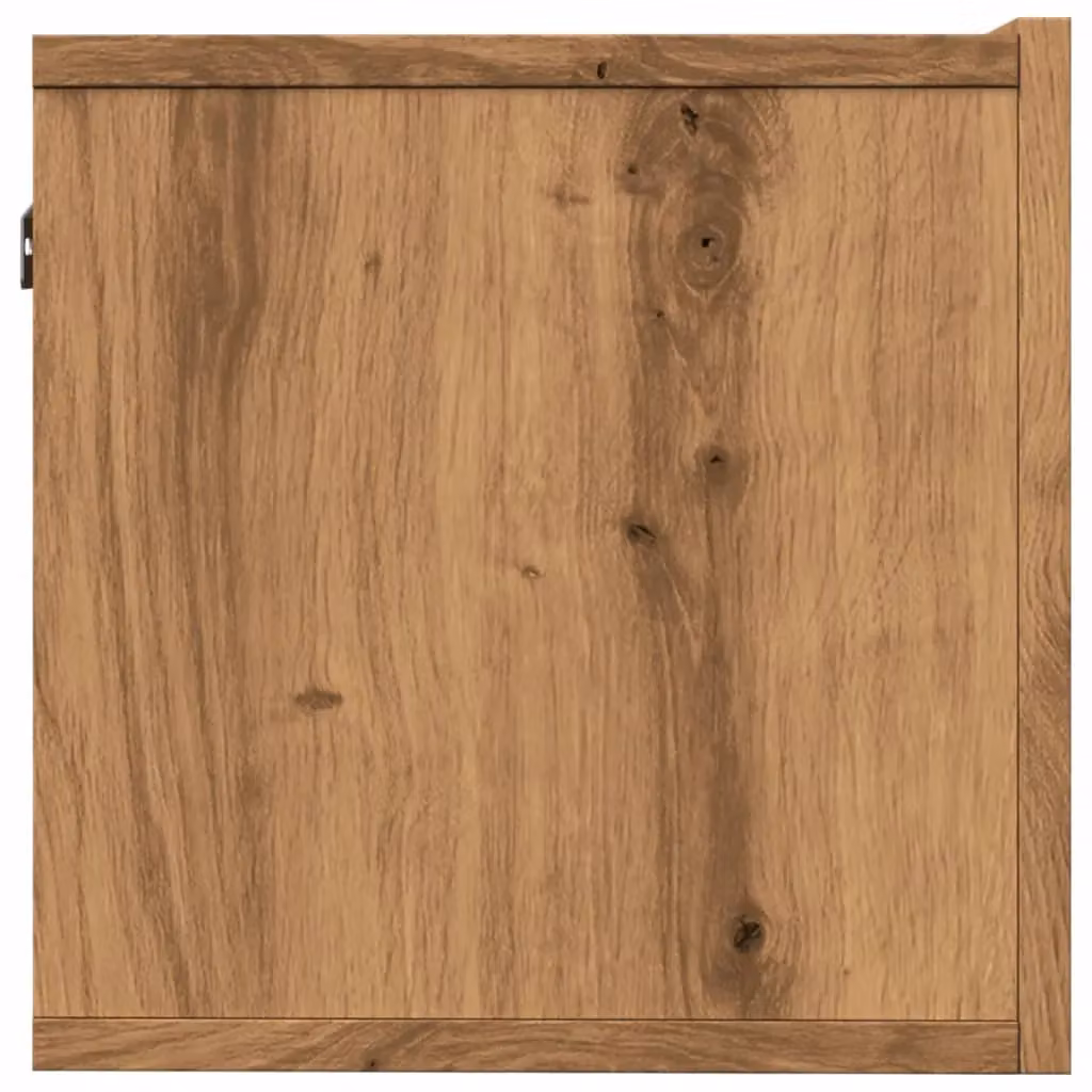 Berkfield Home Artisan Oak Wall-mounted TV Cabinets, 2 Pieces, Brown, W/D/H: 100 x 30 x 30 cm – 3