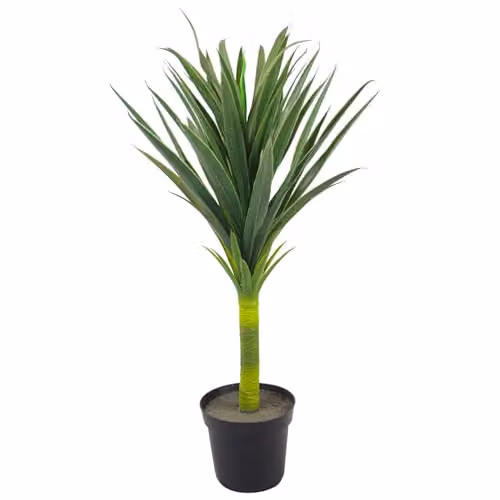 Leaf Large Artificial Green Spiky Yukka Tree Plant, Height: 90 cm – 1
