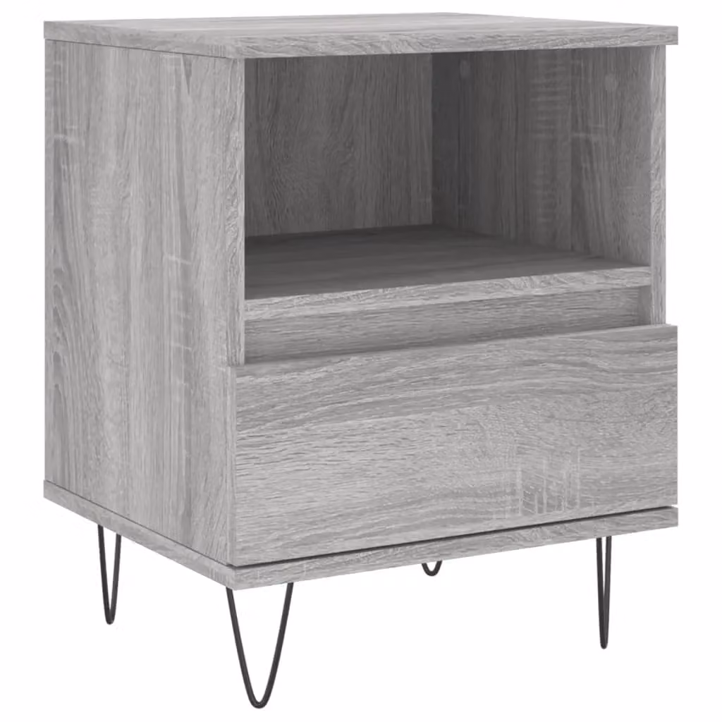 Berkfield Home Grey Sonoma Bedside Cabinet W/D/H: 40 x 35 x 50 cm – 2