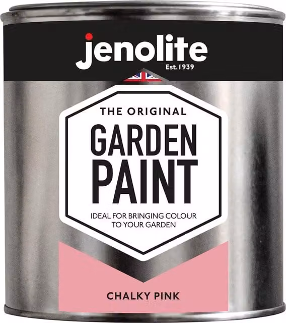 Jenolite Matt Pink Weatherproof Multi-Surface Wood Paint, 1 l