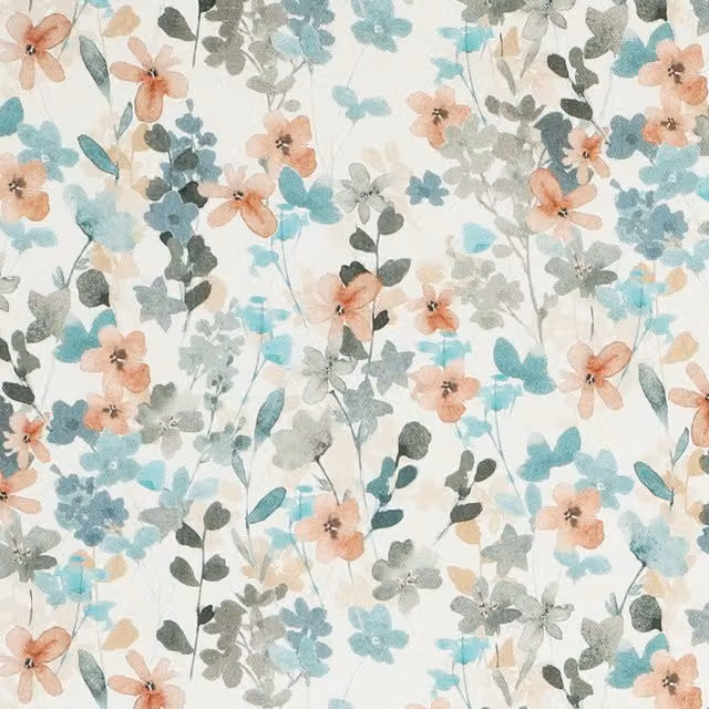 Ante Decor Zoe Fabric in Blue