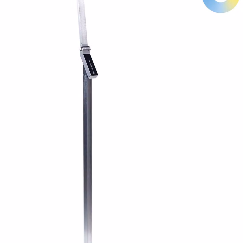 Wyld and Coco Silver Dimmable LED Floor Lamp with LCD Display and Touch Control, Height: 170 cm – 2