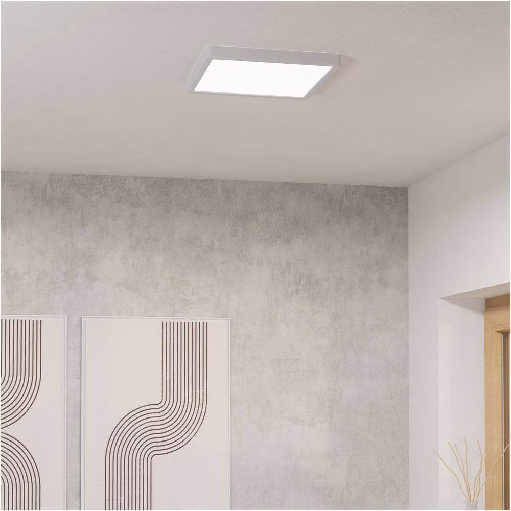 Loops 2 Pack White Square LED Ceiling Lights for Modern Indoor Use – 2