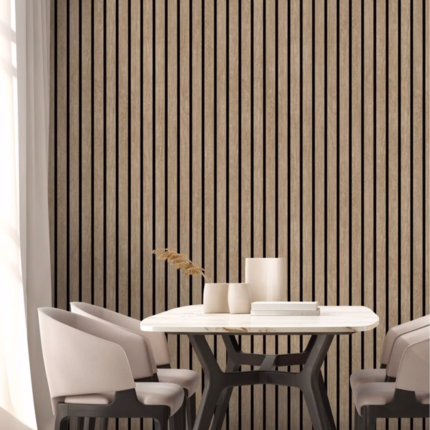 Muriva Abstract Striped Non-Woven Vinyl Wallpaper in Black and Brown – 2