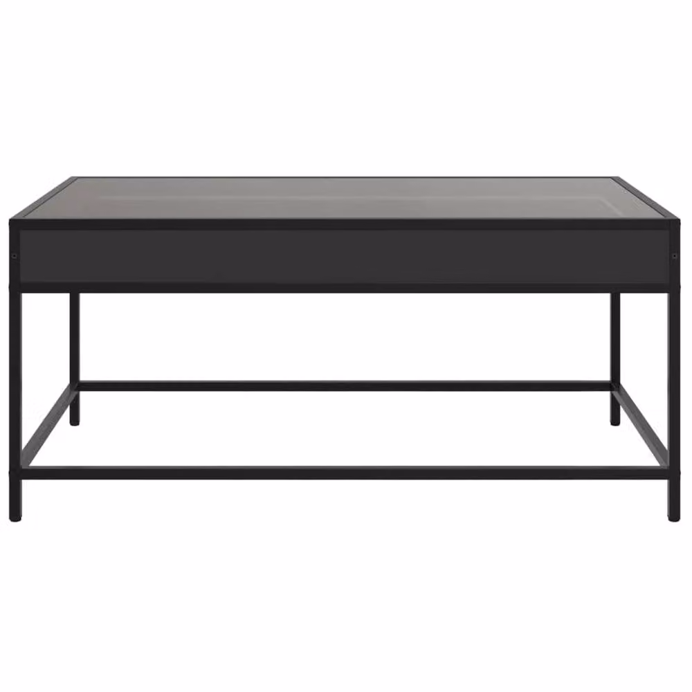 Berkfield Home Infinity LED Coffee Table in Black, W/D/H: 90 x 50 x 41 cm – 4