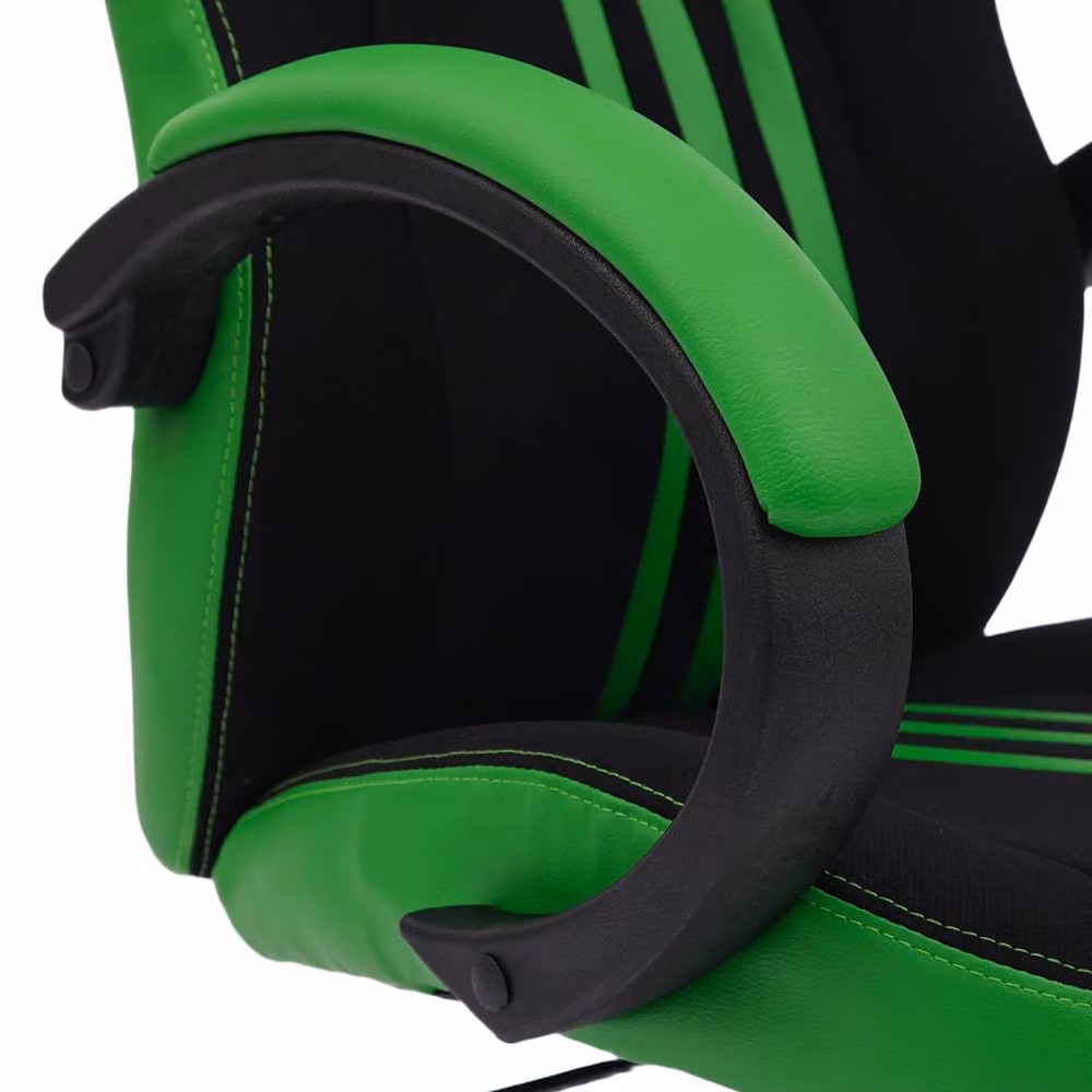 RayGar RG-EDGE Gaming Office Chair in Green and Black with High Back, Padded Armrests and 360 Degree Swivel, W/D/H: 61.0 x 61.0 x 112.5 cm – 5