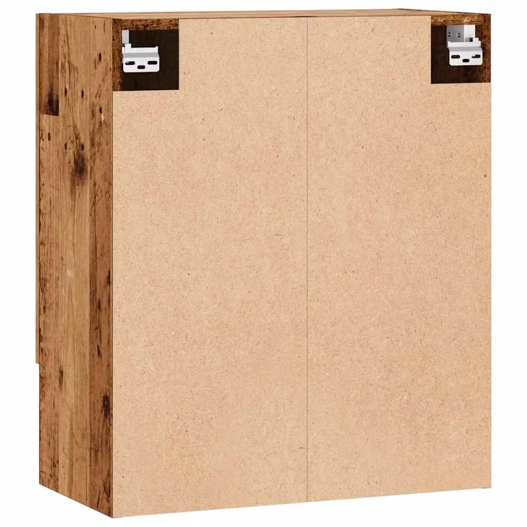 Berkfield Home Old Wood Wall Cabinet in Brown, W/D/H: 60 x 31 x 70 cm – 5
