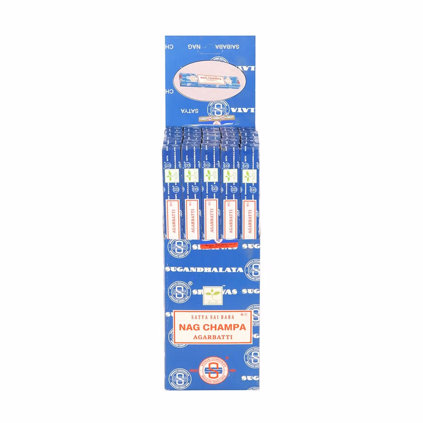 Satya Nag Champa Natural Floral Incense Sticks, 25 Pack, Brown – 2