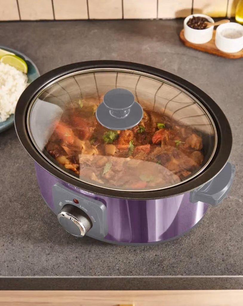 Morphy Richards Accents 3.5L Sear and Stew Slow Cooker, Purple – 8