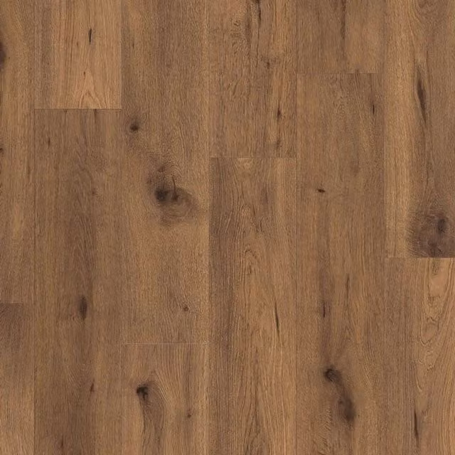 Vinyl Flooring UK Fores Wood Effect Brown Water Resistant 7mm Click System Vinyl Flooring, 10 Planks, Covers 2.494sqm